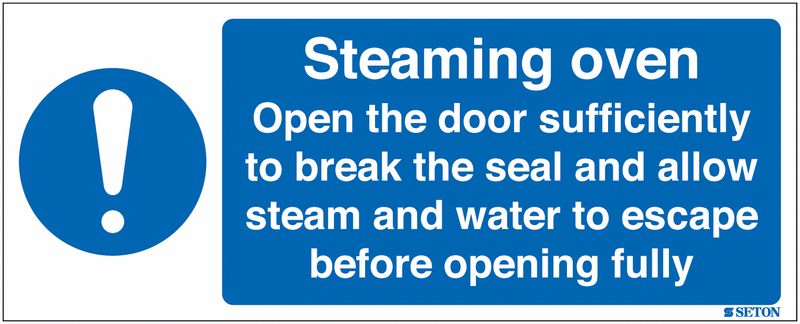 Steaming Oven Sign (With Symbol)