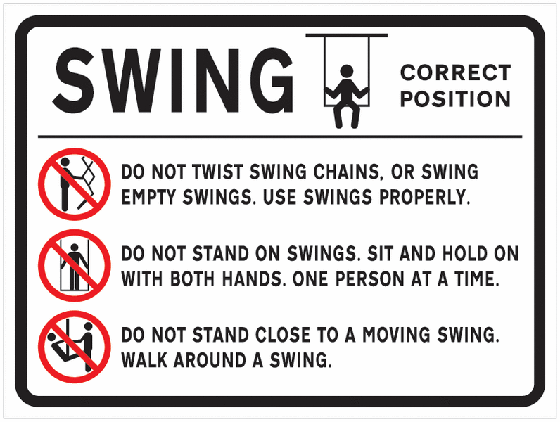 Swing Correct Position Sign