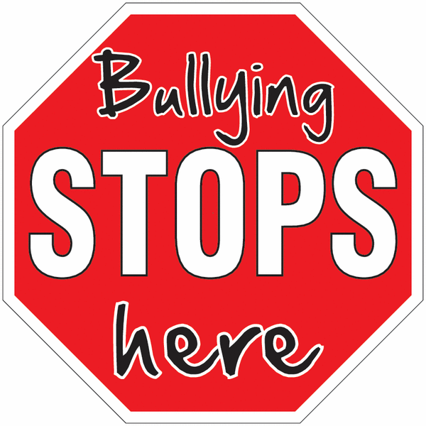 Bullying STOPS Here Sign