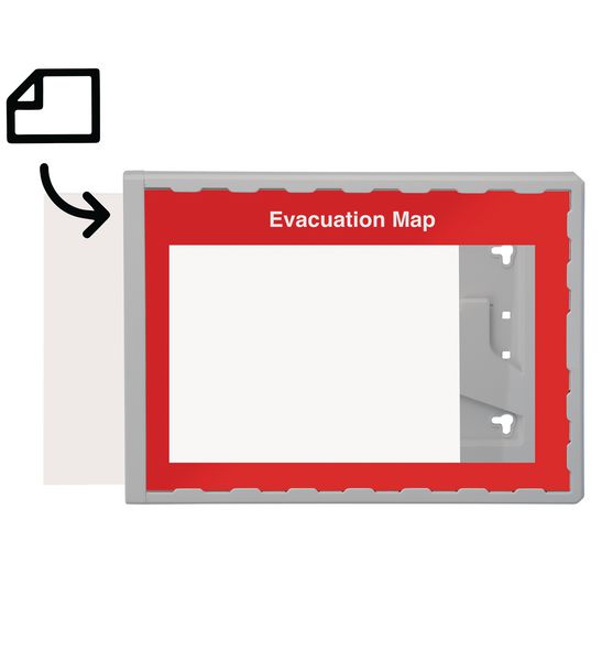 Update Sign Holder - Evacuation Map