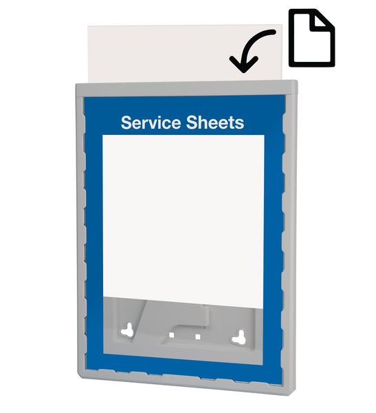 Update Sign Holder - Service Sheets