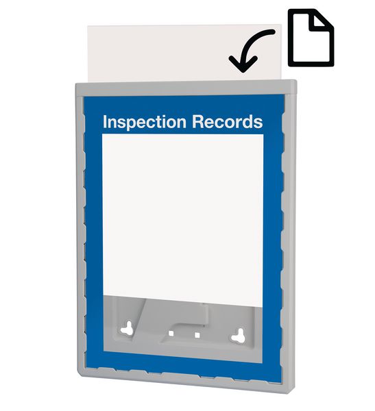 Update Sign Holder - Inspection Records
