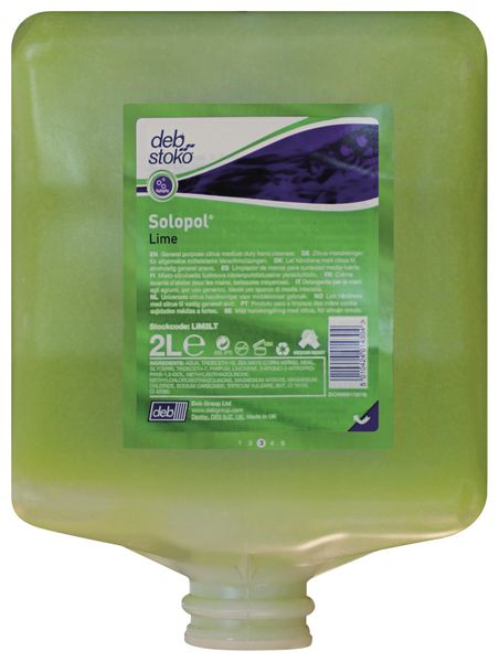 Deb Solopol® Hydrating Lime Hand Wash Cartridge - Single