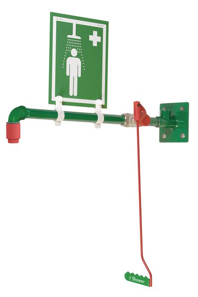 Wall-Mounted Emergency Safety Showers