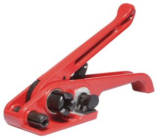 2-Part Red Strapping Tensioner System For Tape and Seals