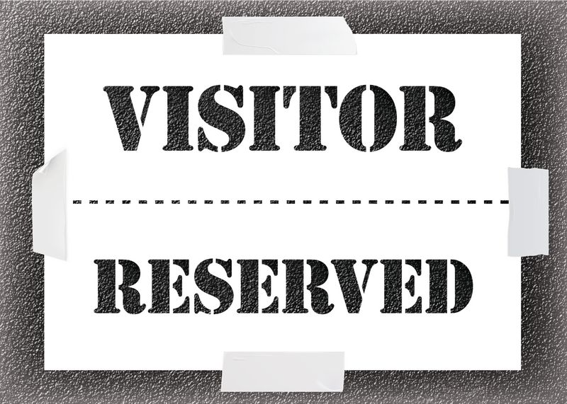 Reusable Stencil - Visitor/Reserved