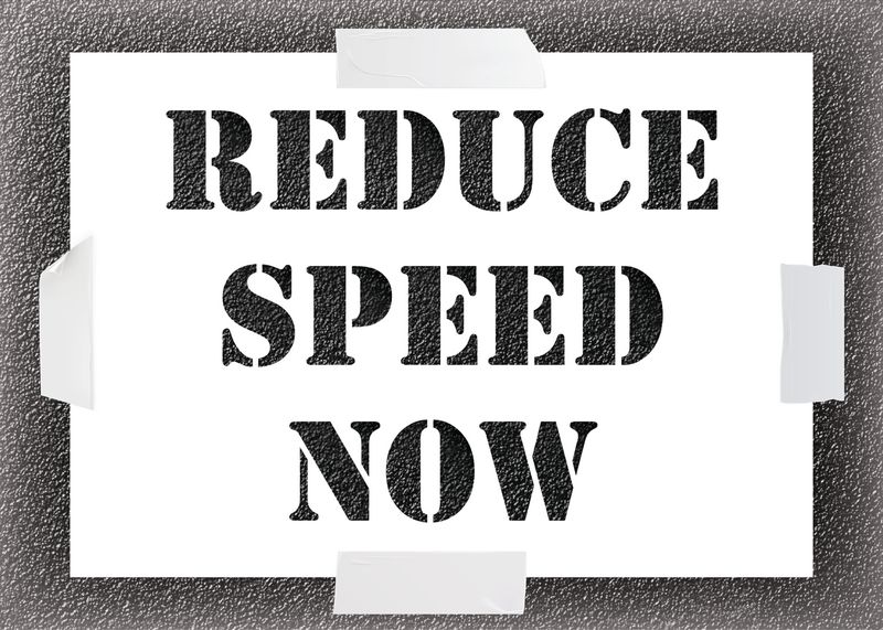 Reusable Stencil - Reduce Speed Now