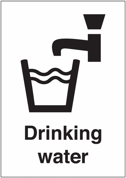 Drinking Water Information Signs