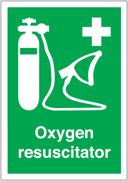 Oxygen Resuscitator Sign