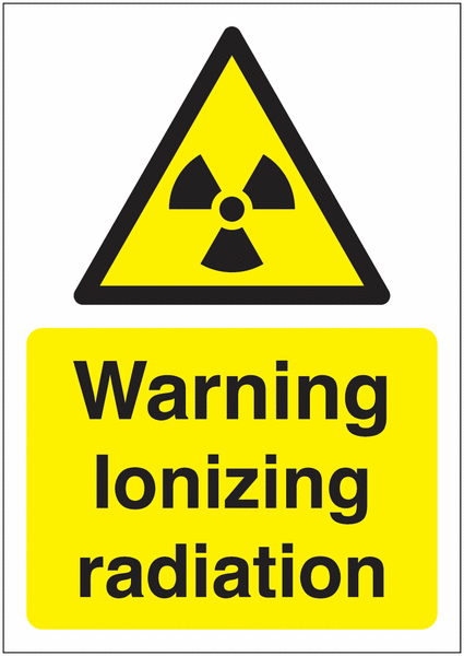 Warning Ionizing Radiation Sign