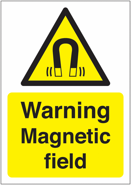 Warning Magnetic Field Sign