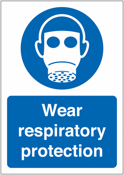 Wear Respiratory Protection Sign