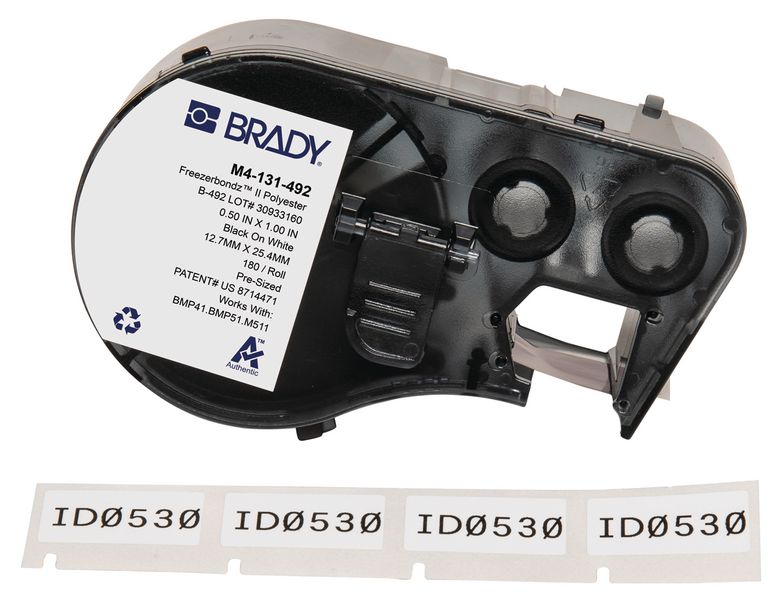 Polyester Laboratory Tube Labels for Brady BMP51