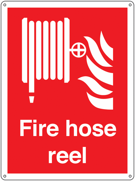 Fire Hose Reel - Vandal-Resistant Sign