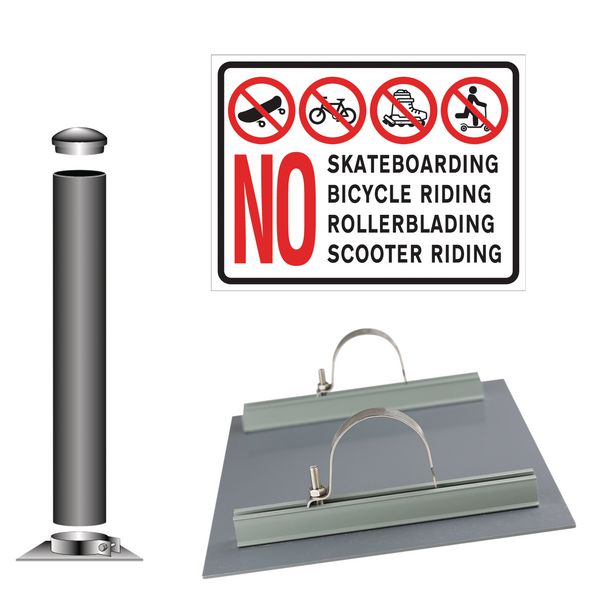NO Prohibited Acts - Sign Installation Kit