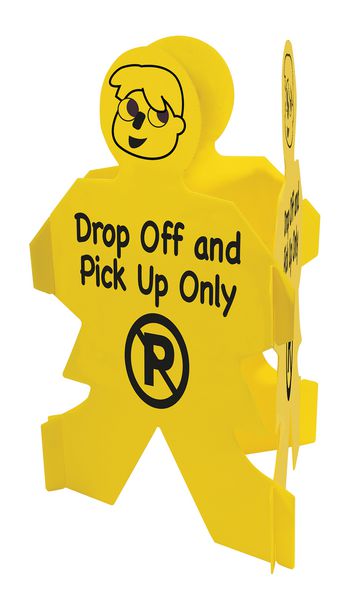 Safety Warning Guardian - Drop Off and Pick Up Only