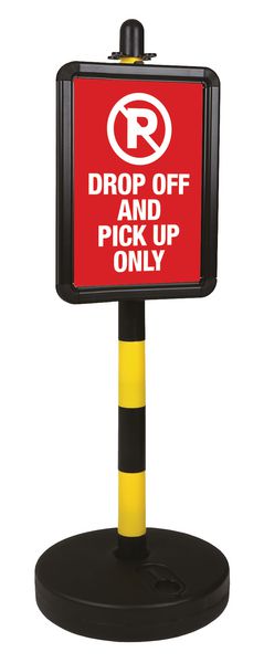Drop Off and Pick Up Only Carpark Sign - Bundle Kit