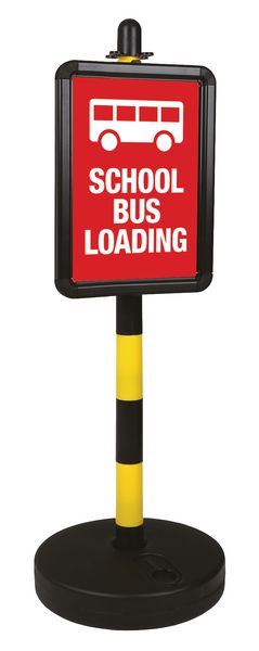 School Bus Loading Carpark Sign - Bundle Kit