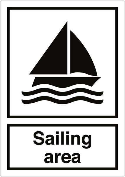 Sailing Area Sign