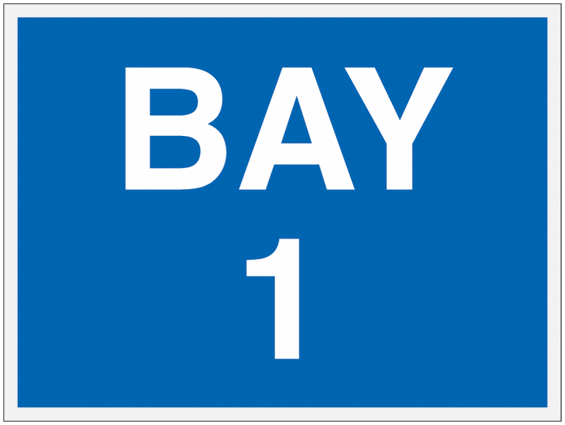 Bay Marking Signs