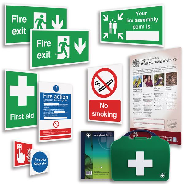 Office Safety Sign Starter Pack - Small