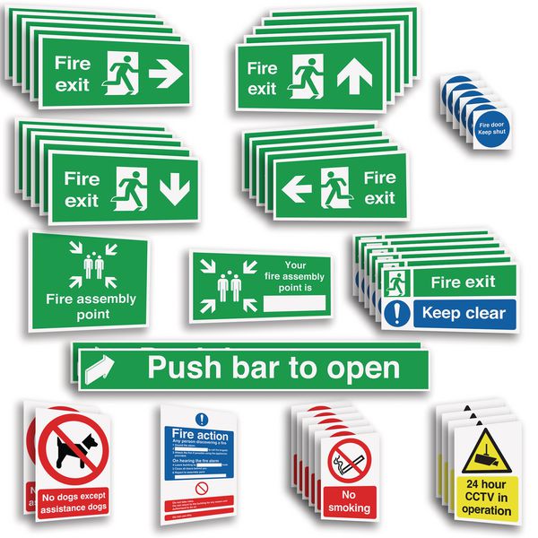 Retail Safety Sign Starter Pack – Large