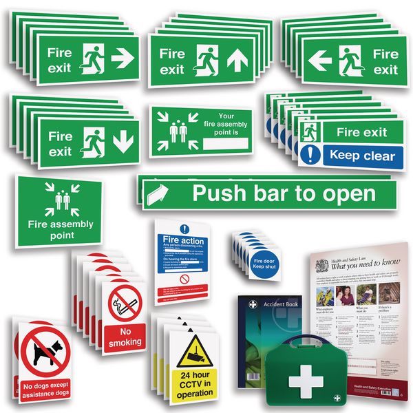 Retail Safety Sign Starter Pack – Large