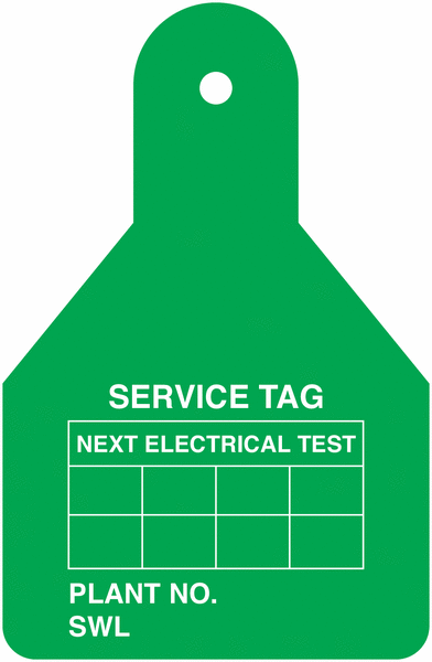 PVC Printed Colour Coded Tags - Wide Flag ID