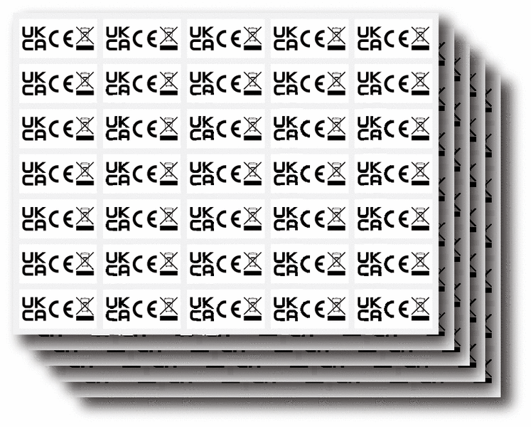 UKCA & CE & WEEE Combined Labels
