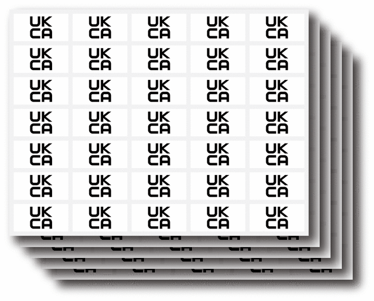 UKCA Labels 50mm x 25mm