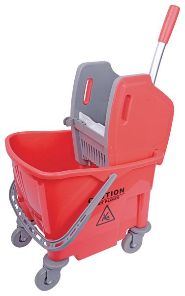25 Litre Wheeled Bucket with Wringer