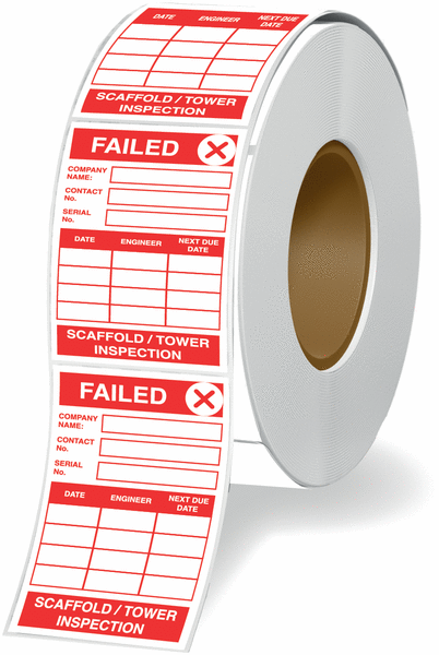 Failed Scaffold Labels