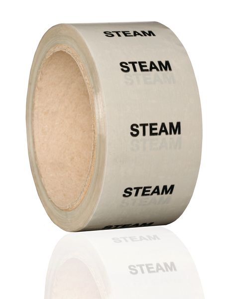 British Standard Pipeline Marking Tape - Steam