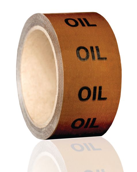 British Standard Pipeline Marking Tape - Oil
