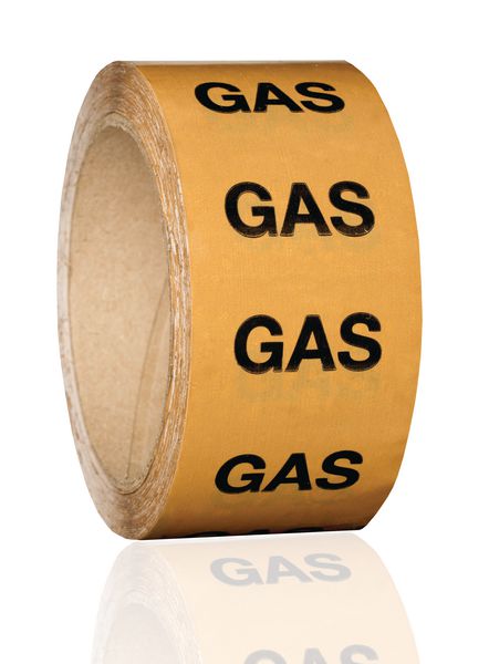 British Standard Pipeline Marking Tape - Gas