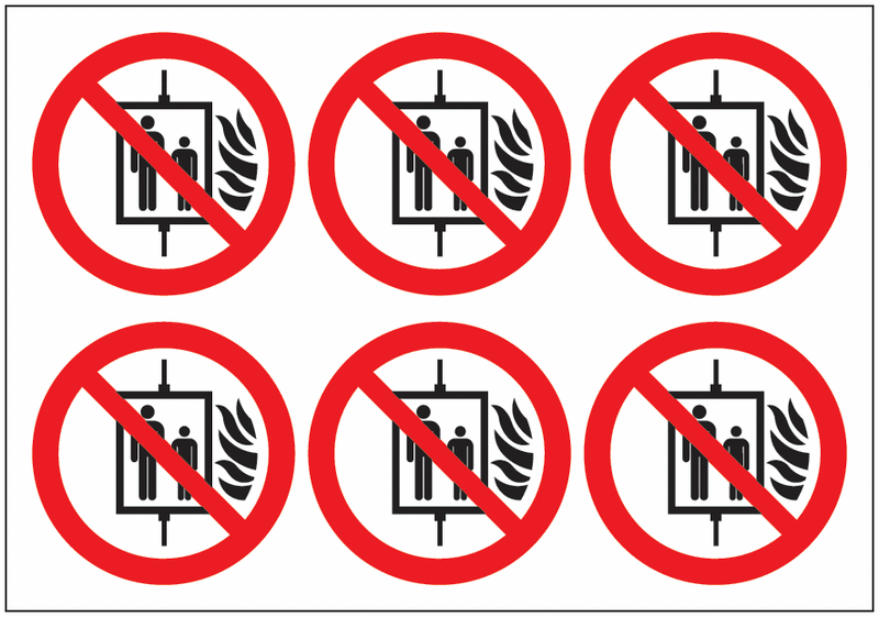 Do Not Use Lift - Vinyl Safety Labels On-a-Sheet