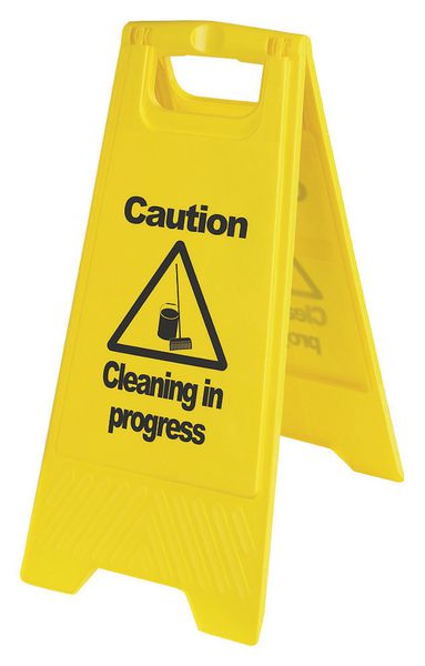 Economy Floor Stand - Caution Cleaning In Progress