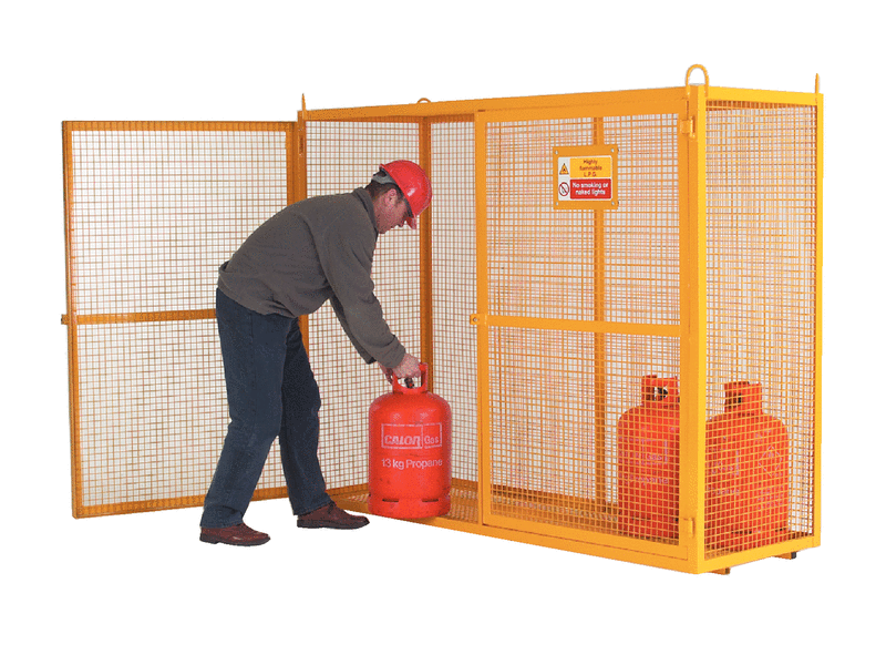 Security Welded-Steel and Mesh Cages - Static Enamel
