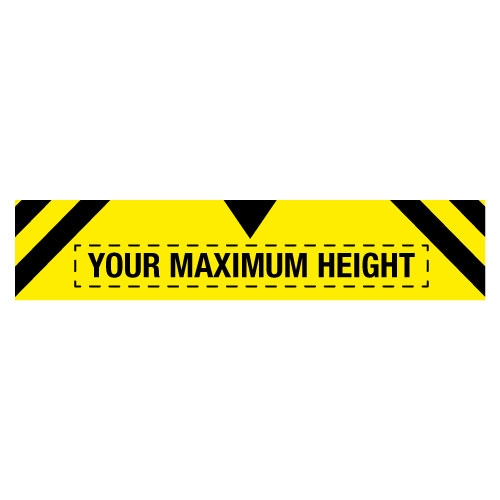 Custom Maximum Height Traffic Signs