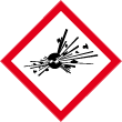COSHH explosive symbol