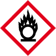 COSHH oxidiser symbol