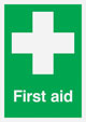 Sign for first aid
