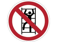 No climbing