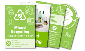 Mixed Recycling Signs