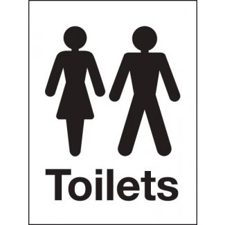 Unisex Toilet Sign
