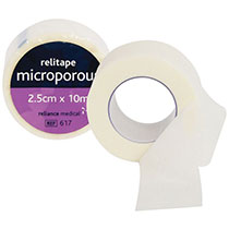 Relitape microporous tape