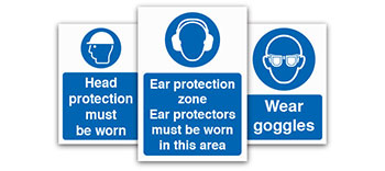 Safety Clothing (PPE) Signs